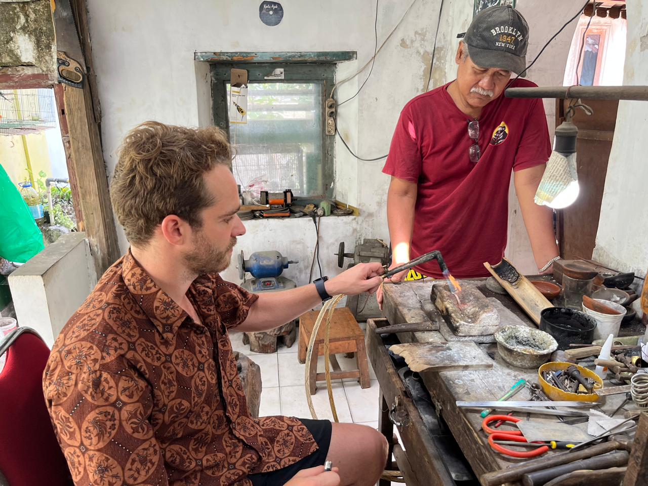 Kotagede  Silver crafting